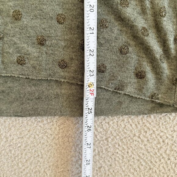 Angela Mara Sweater Metallic Polka Dot Angora Wool Made Italy - Picture 5 of 8